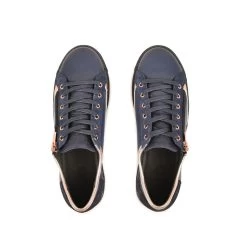 Pataugas JESTER/MIX F4H MARINE/ROSE -Rue des Chaussures Soldes Boutique 628254 BASKET FEMME JESTER MIX F4H MARINE ROSE 6