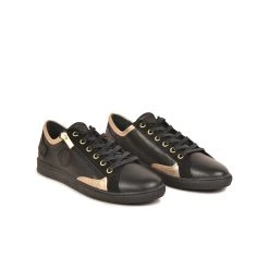 Pataugas JESTER/MIX F4I NOIR/DORÉ -Rue des Chaussures Soldes Boutique 628254 BASKET FEMME JESTER MIX F4H NOIR DORE 4 0a7e570a 684c 41e5 9746 6567e2667bc7