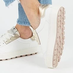 Pataugas ARAN/M F2H BLANC/DORÉ 10 Pataugas ARAN/M F2H BLANC/DORÉ -Rue des Chaussures Soldes Boutique ARANMF2HBLANCDORE2