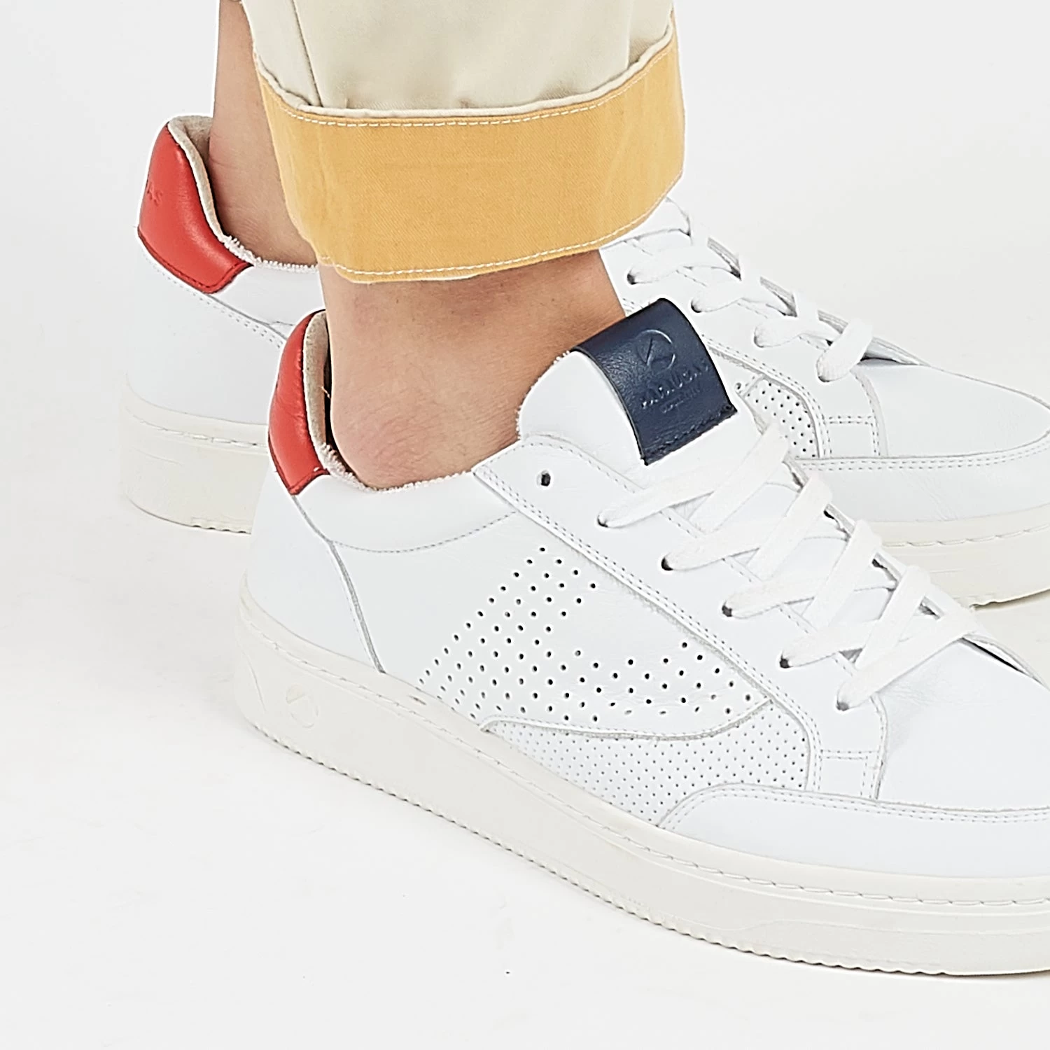 Pataugas BASALTE/N H2H BLANC/ROUGE 3 Pataugas BASALTE/N H2H BLANC/ROUGE – Image 3