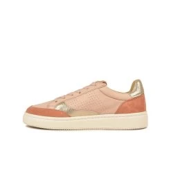 Pataugas BASALTE/SNME F2H BEIGE ROSÉ/DORÉ 9 Pataugas BASALTE/SNME F2H BEIGE ROSÉ/DORÉ -Rue des Chaussures Soldes Boutique BASKET FEMME BASALT F2H NUDE DORE 3