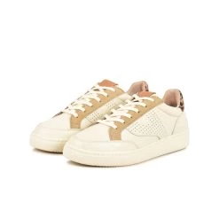 Pataugas BASALTE/MIXL F4I CRÈME -Rue des Chaussures Soldes Boutique BASKET FEMME BASALT MIXL F4I CREME 628475 155 5