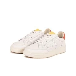 Pataugas BASALT/N F2H BLANC/CORAIL -Rue des Chaussures Soldes Boutique BASKET FEMME BASALT N F2I BLANC CORAIL 628053 936 5