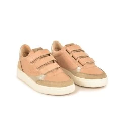 Pataugas BASALTE S/N F2I BEIGE/DORÉ -Rue des Chaussures Soldes Boutique BASKET FEMME BASALTE S N F2I BEIGE DOREE 628444 931 4