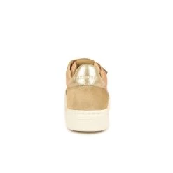 Pataugas BASALTE S/N F2I BEIGE/DORÉ -Rue des Chaussures Soldes Boutique BASKET FEMME BASALTE S N F2I BEIGE DOREE 628444 931 7