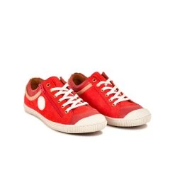 Pataugas BISK/MIX F2I ROUGE -Rue des Chaussures Soldes Boutique BASKET FEMME BISK MIX F2I ROUGE 628362 350 4