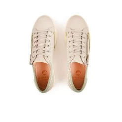 Pataugas JESTER/MIX F2H GRIS PERLE -Rue des Chaussures Soldes Boutique BASKET FEMME JESTER MIX F2H GRIS PERLE 628069 657 6