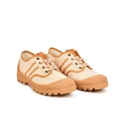 Pataugas AUTHENTIQUE L/MIXTC F2I BEIGE -Rue des Chaussures Soldes Boutique BASKET FEMME OG L MIXTC F2I BEIGE 628353 150 4