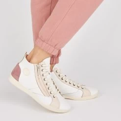 Pataugas PALME/PER F2I ROSE -Rue des Chaussures Soldes Boutique BASKET FEMME PALME PER F2I ROSE 628402 300 Porte 1