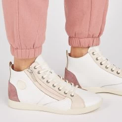 Pataugas PALME/PER F2I ROSE -Rue des Chaussures Soldes Boutique BASKET FEMME PALME PER F2I ROSE 628402 300 Porte 2