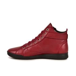 Pataugas PALME F4G ROUGE -Rue des Chaussures Soldes Boutique BASKETHAUTEFEMMEPALMEF4GSANGRIA3
