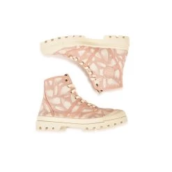 Pataugas AUTHENTIQUE WALKIE TALKIE GR F2H ROSE -Rue des Chaussures Soldes Boutique BOOTS FEMME OG GR F2H POUDRE 6