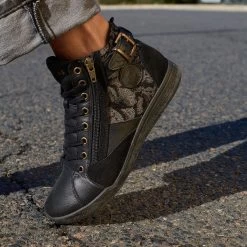 Pataugas PALME/VI F4H NOIR -Rue des Chaussures Soldes Boutique F Palme WT F4H Noir