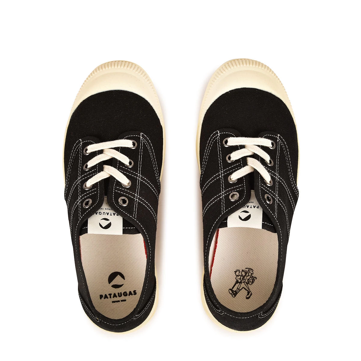 Pataugas AUTHENTIQUE L/T F2H NOIR/BLANC 5 Pataugas AUTHENTIQUE L/T F2H NOIR/BLANC – Image 5