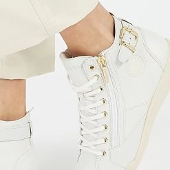 Pataugas PALME F2H BLANC -Rue des Chaussures Soldes Boutique PALMEF2HOFFWHITE2