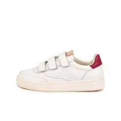 Baskets Femme Pataugas Basalt S/N F2I -Rue des Chaussures Soldes Boutique pataugas 628444939 blanc rose 2